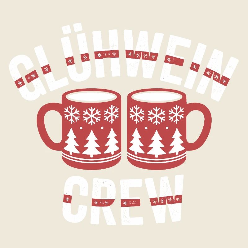 Équipe du vin chaud Marché de Noël joyeux