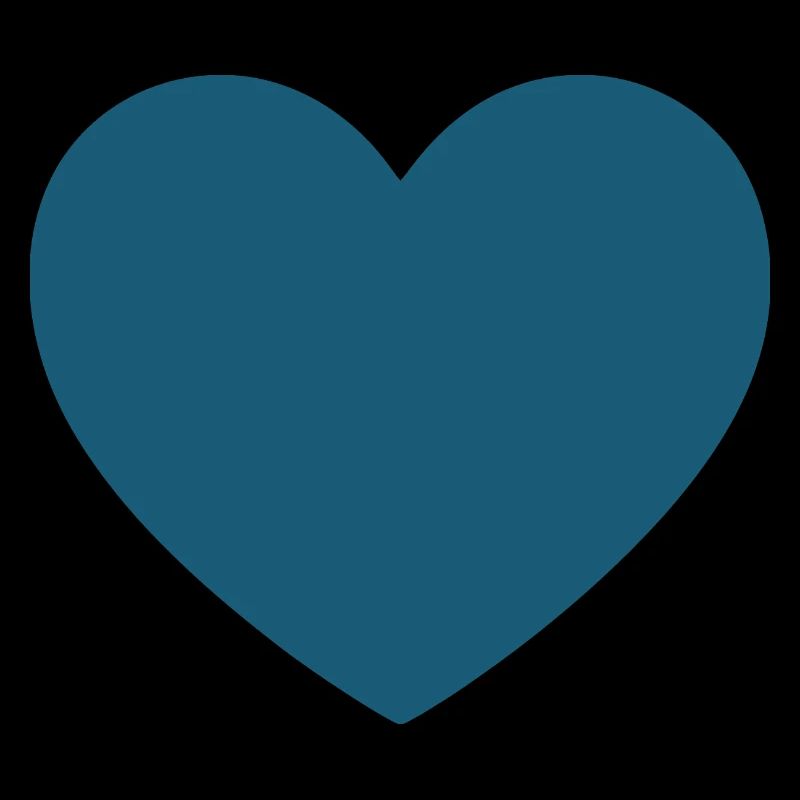 blaues Herz Geschenk Valentinstag