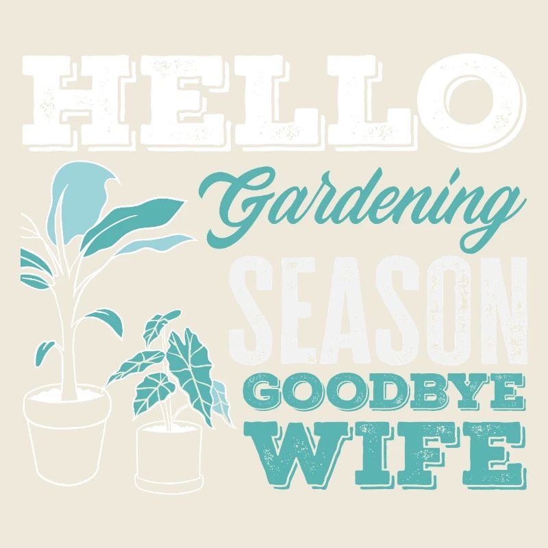 Gartensaison Auf Wiedersehen Ehefrau
