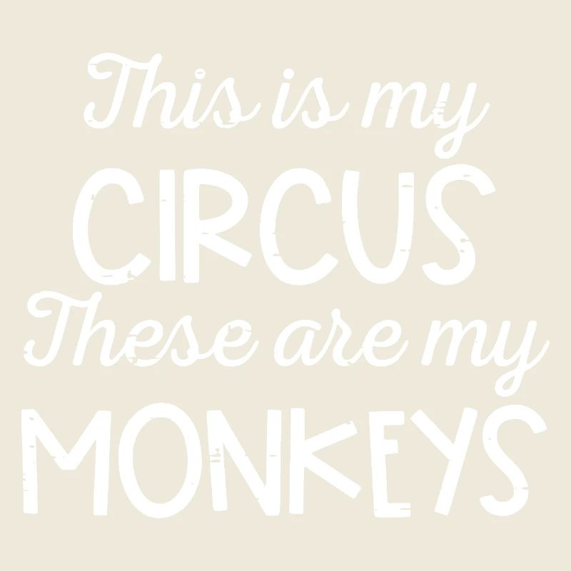 Typographie des singes de cirque