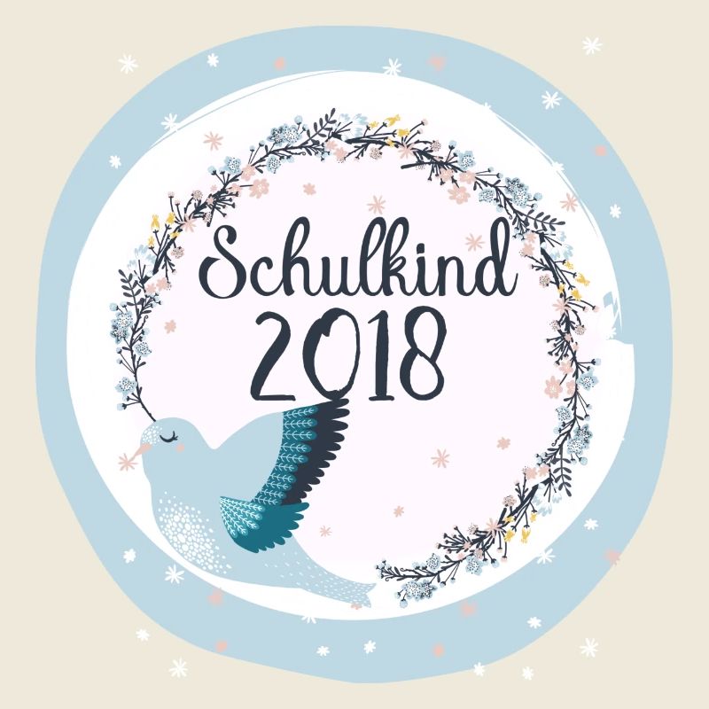 Schulkind 2018 Einschulung Vogel Mädchen