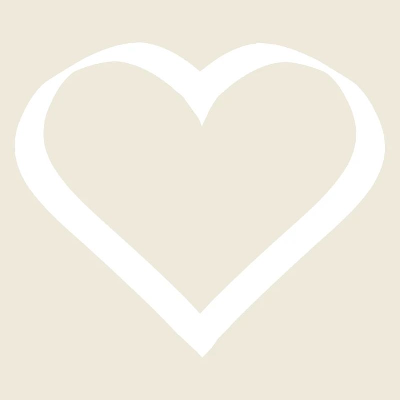 Coeur Blanc Cadeau Blanc Saint Valentin