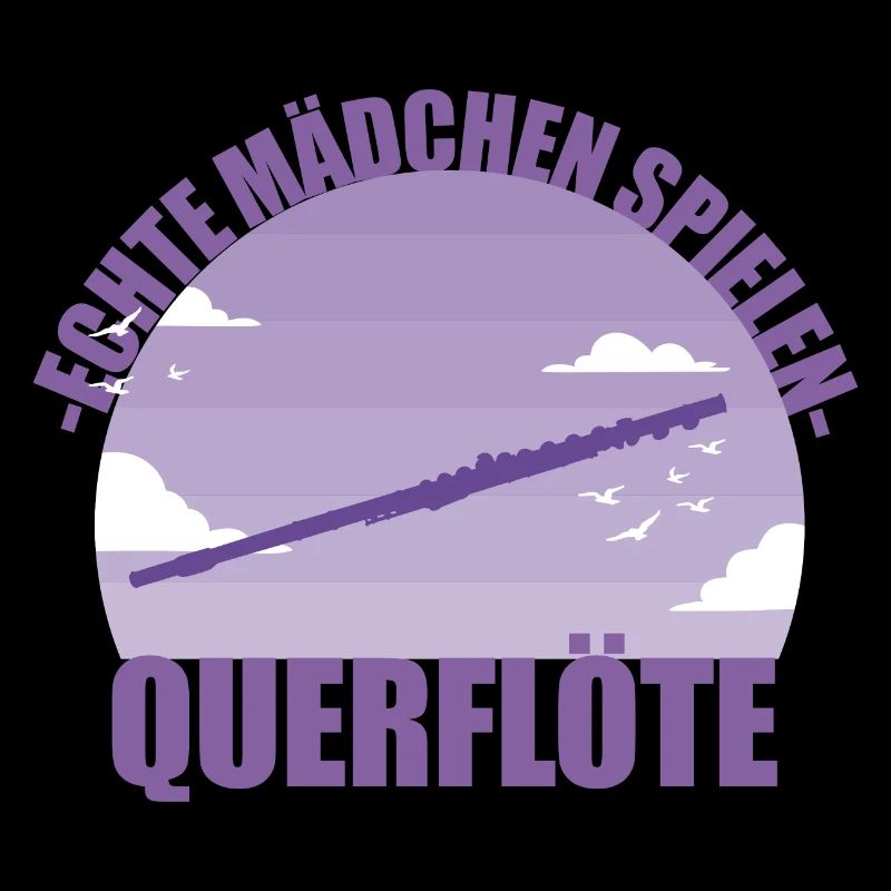 Querflöte Musikerin Instrument Mädchen Geschenk