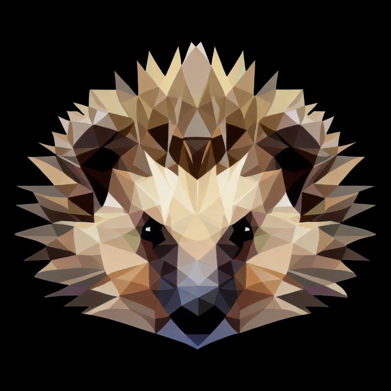 Hedgehog Polygon Style