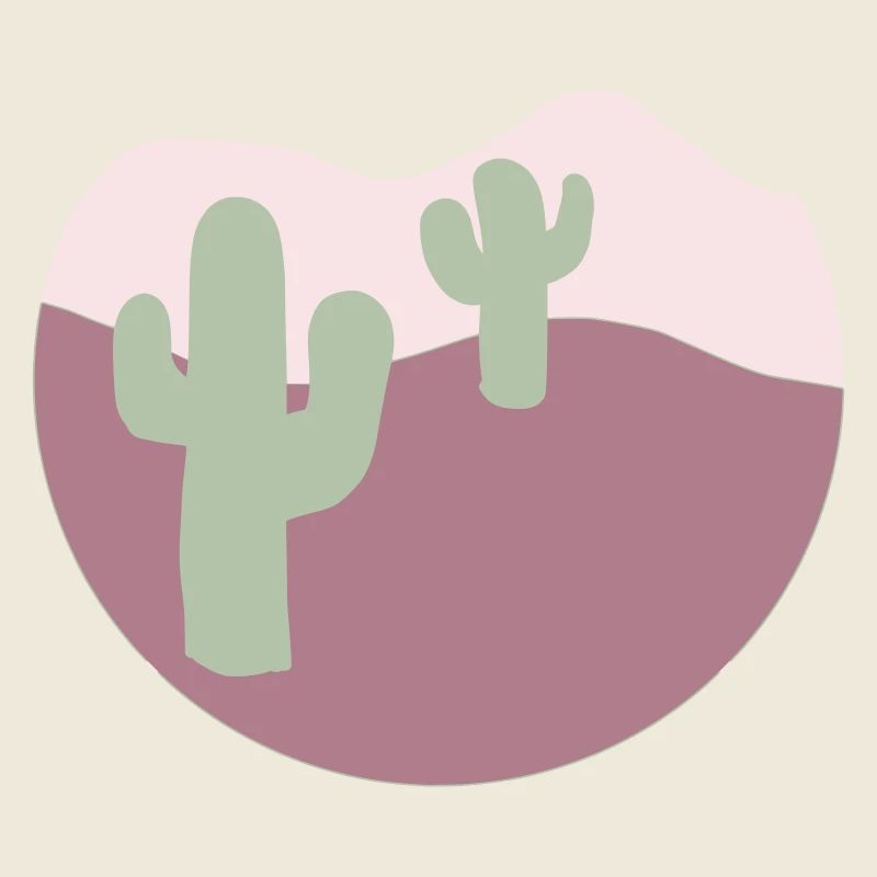 Desert with cacti