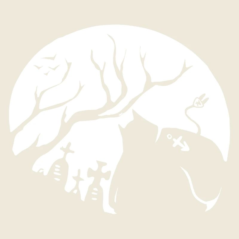 Nocturnal Animal Silhouette