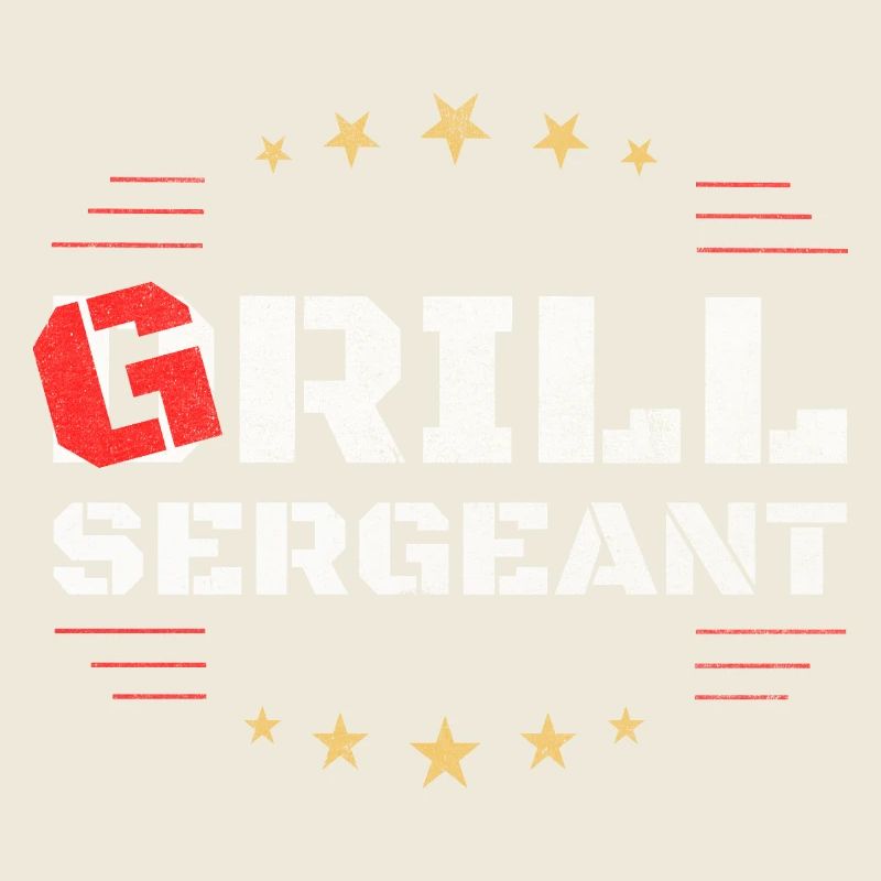 Grill Sergeant – classic BBQ Shirt