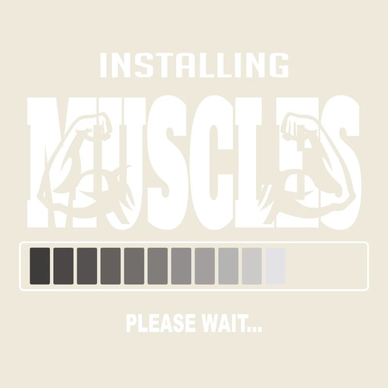Installing Muscles – Funny Gym Workout