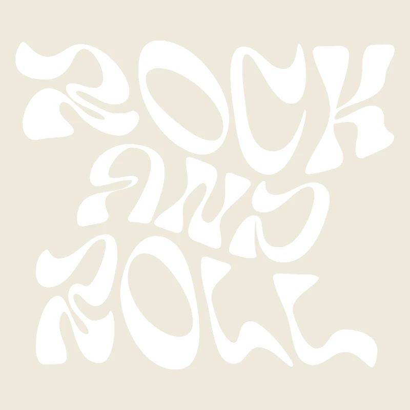 Rock'n'Roll Typografie Design