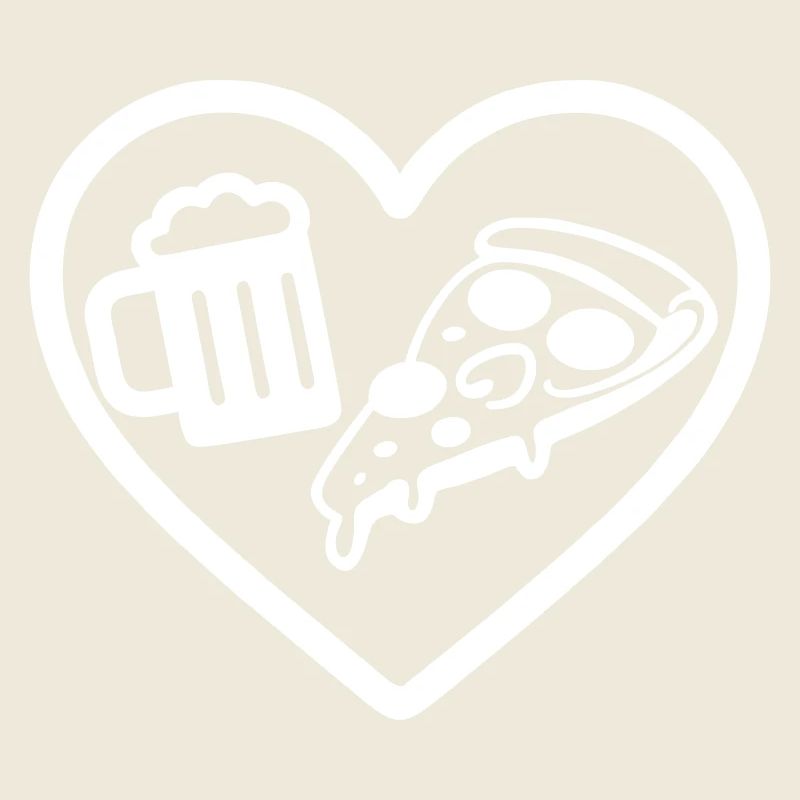 Heart Pizza Bier