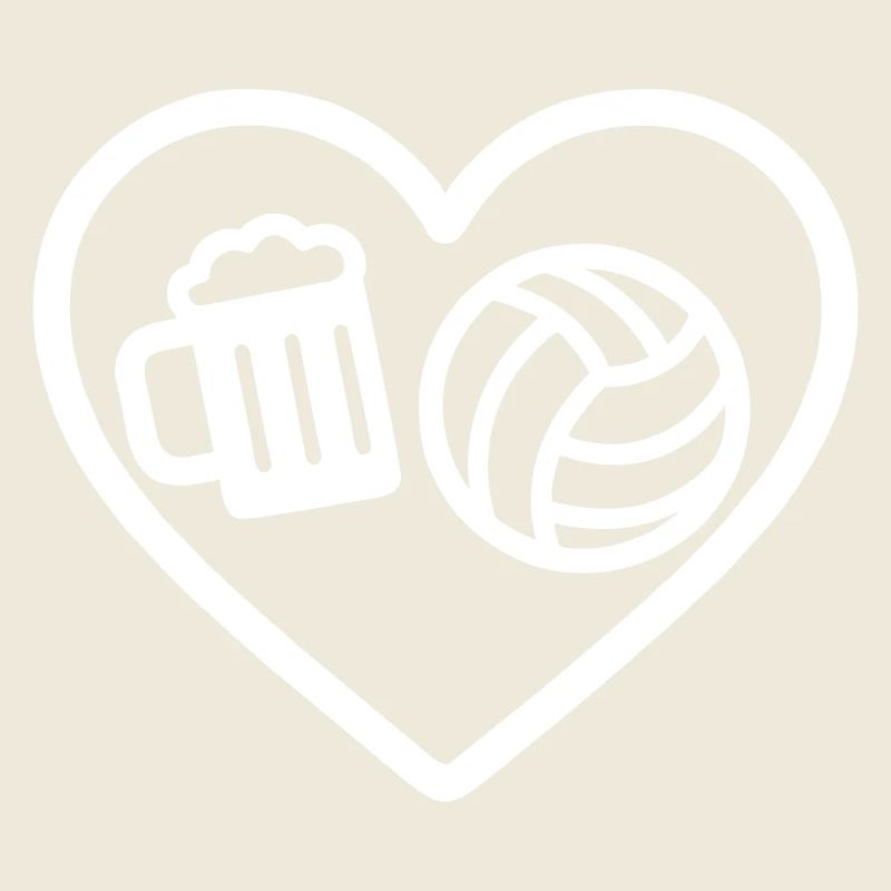 Heart Volleyball Bier