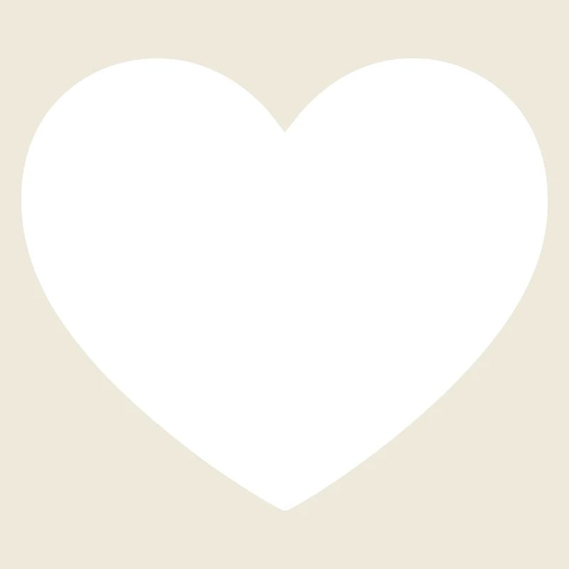Cadeau de la Saint-Valentin à cœur blanc