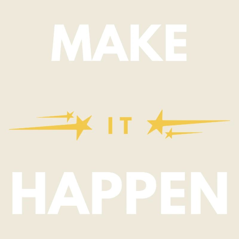 Faites que ça arrive : citation motivationnelle minimale