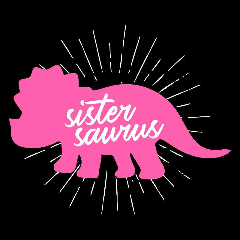 Sistersaurus Lustige Schwester Dinosaurier Triceratops