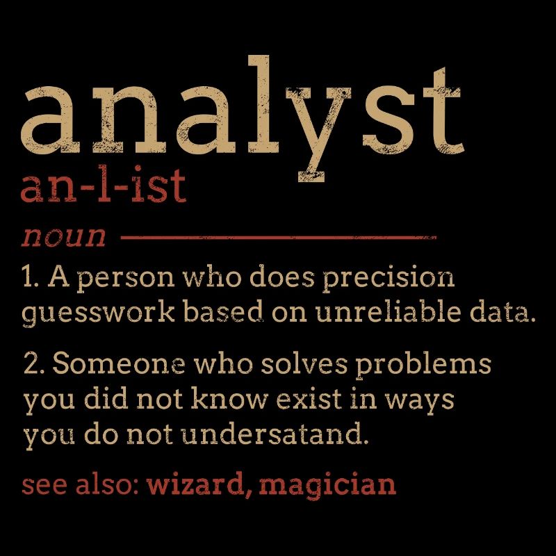 Analyst Blueprint Typografie