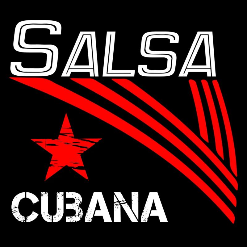 Salsa Cubana blanc - Salsa Dance Shirt