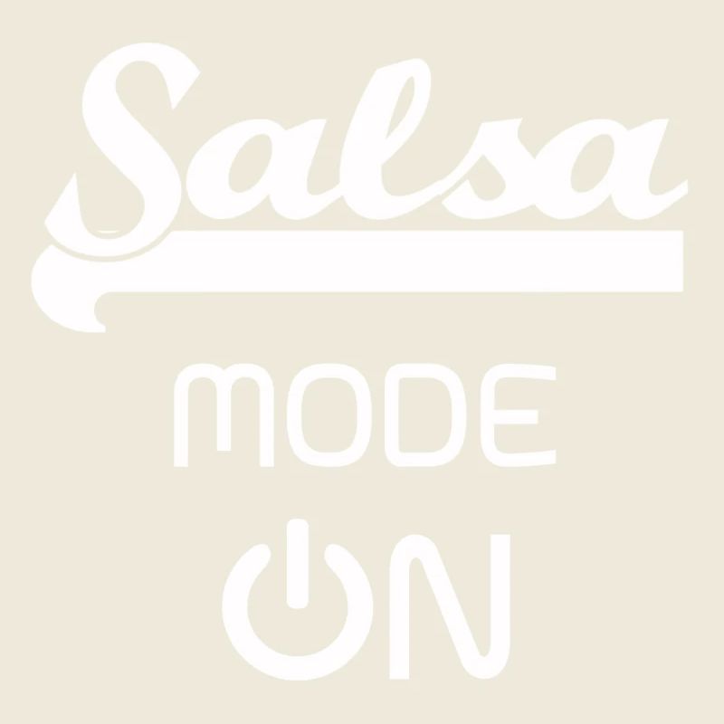 Salsa MODE sur blanc - shirt Salsa Dance