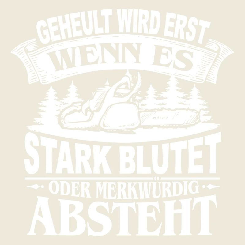 HOLZ SÄGE KETTENSÄGE GESCHENK WALD FÖRSTER BERUF