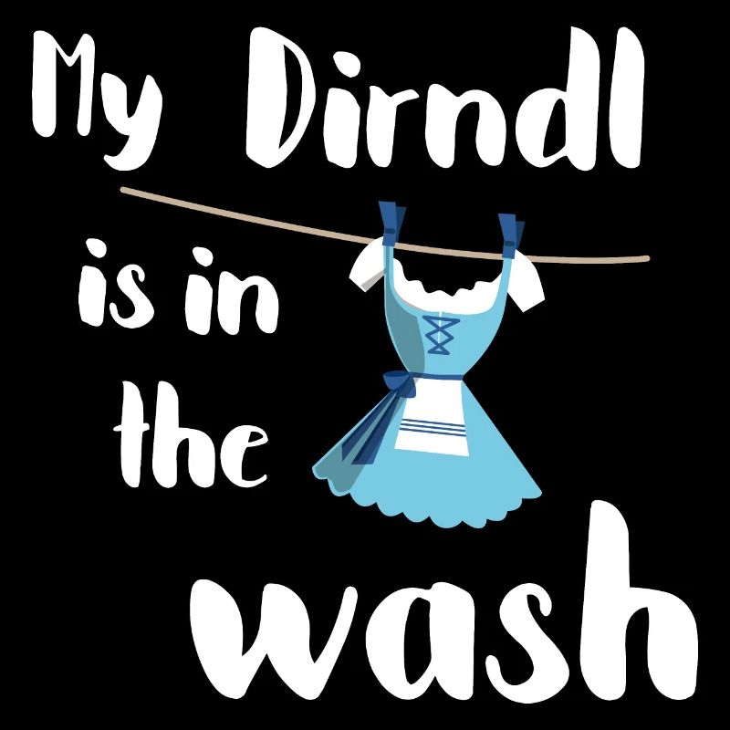 Mon Dirndl est dans le Wash bavarois