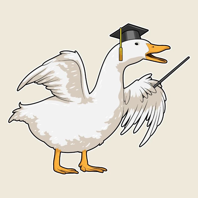 Canard Professeur Cylindre