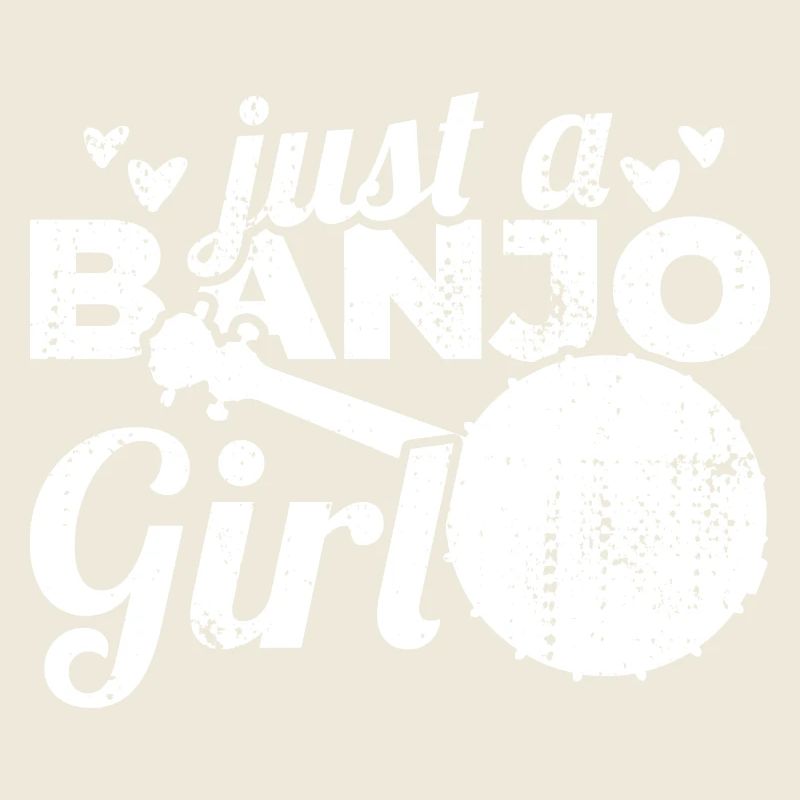 Nur ein Banjo Mädchen
