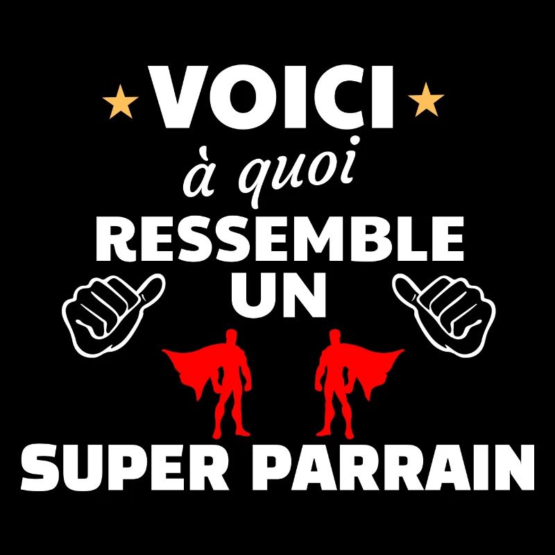 Humour Super Parrain Illustration