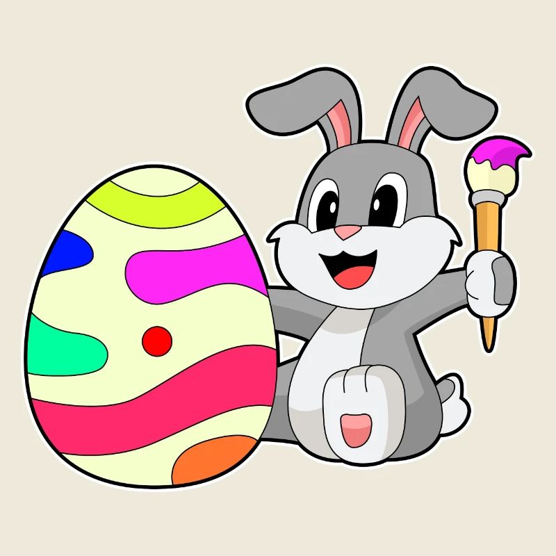 Bunny Easter Coloring