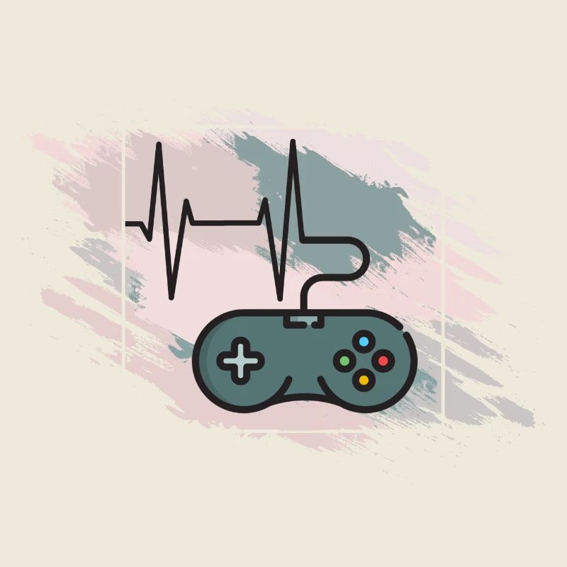 Heartbeat Gaming Controller Retro