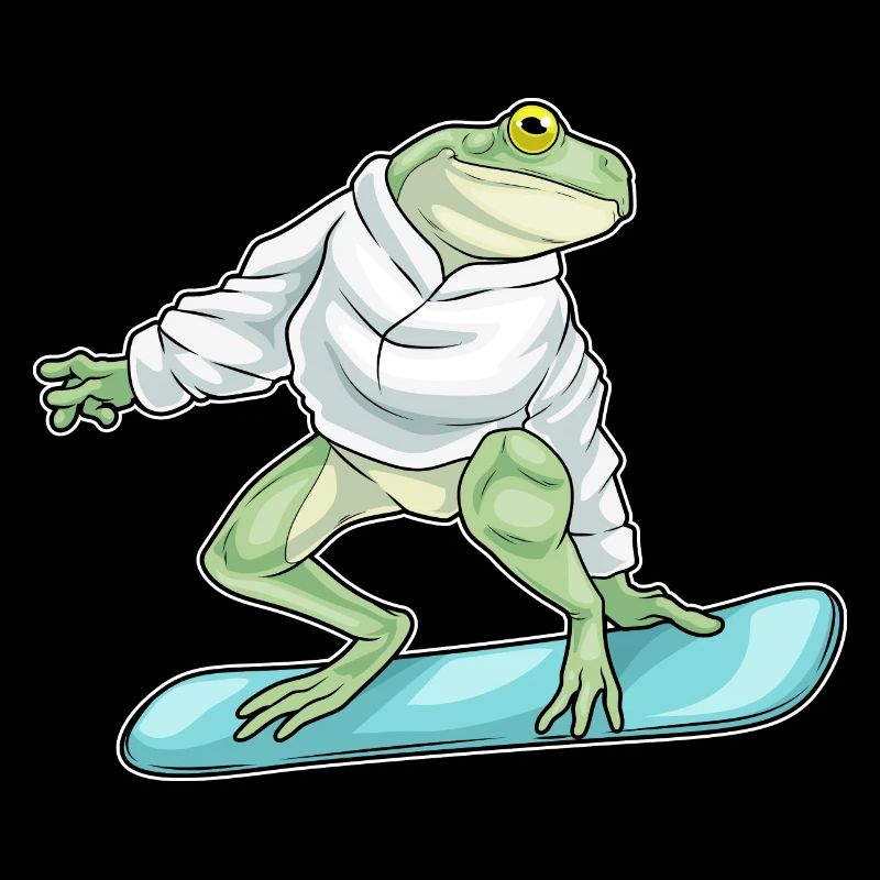 Frosch Snowboard Wintersport