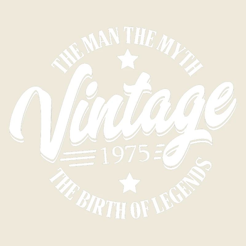 Geburtstag Mann Vintage 1975 Geburt Legenden