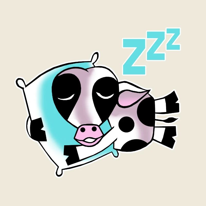 Sleeping cow