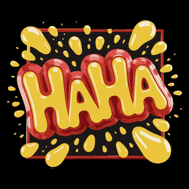 Design de style bande dessinée dynamique Haha