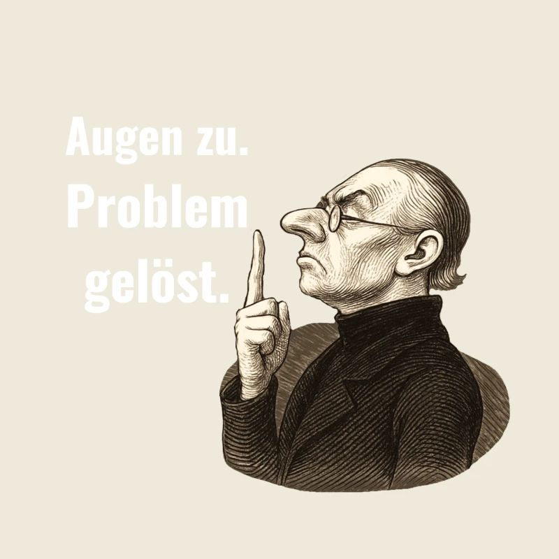 Close your eyes – problem solved.