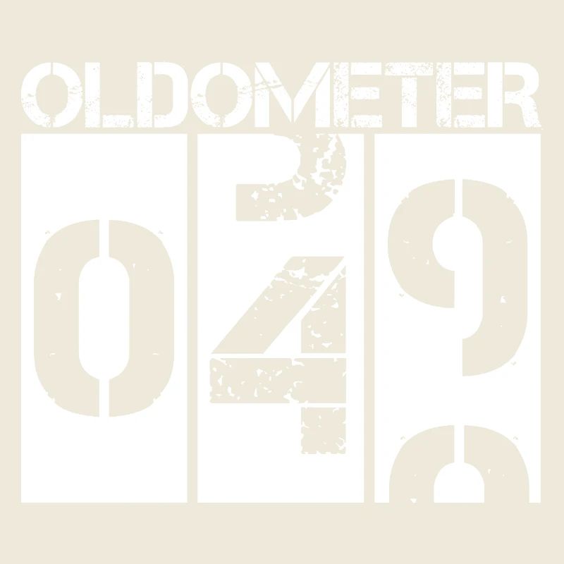 Oldometer 49 à 50 Illustrations drôles pour le 50e anniversaire