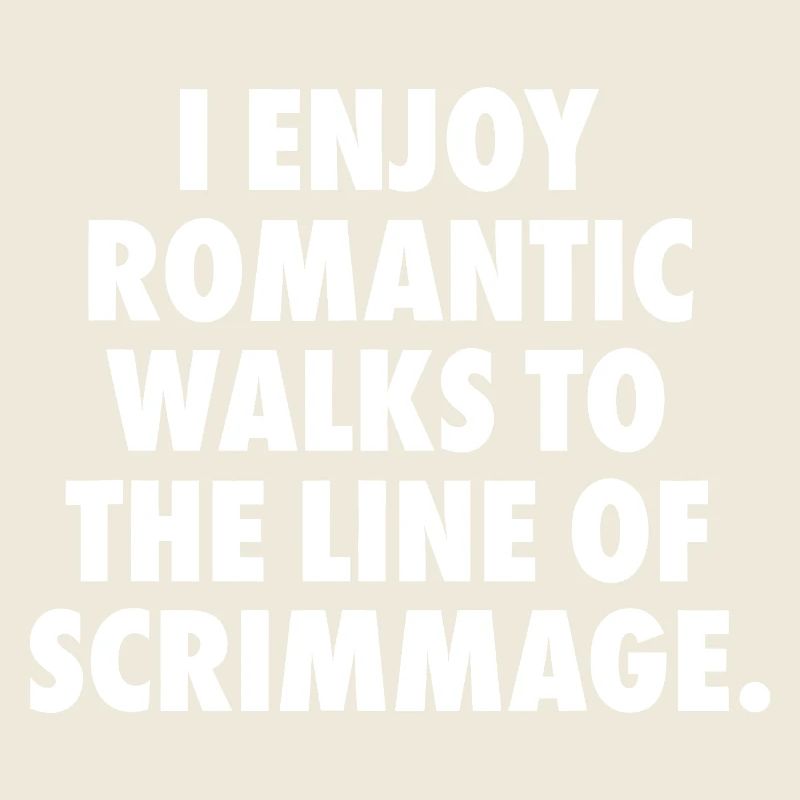 Romantic Scrimmage Line Tee