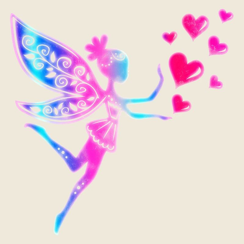 Fee Elfe Herzen Valentinstag Geschenkidee Liebe