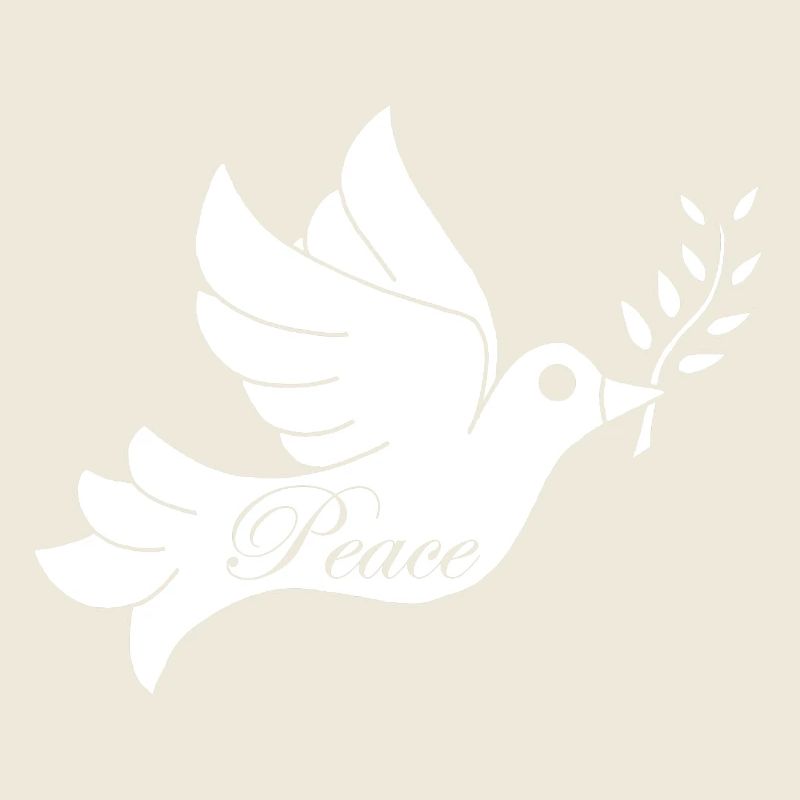 Weißer Vogel des Friedens