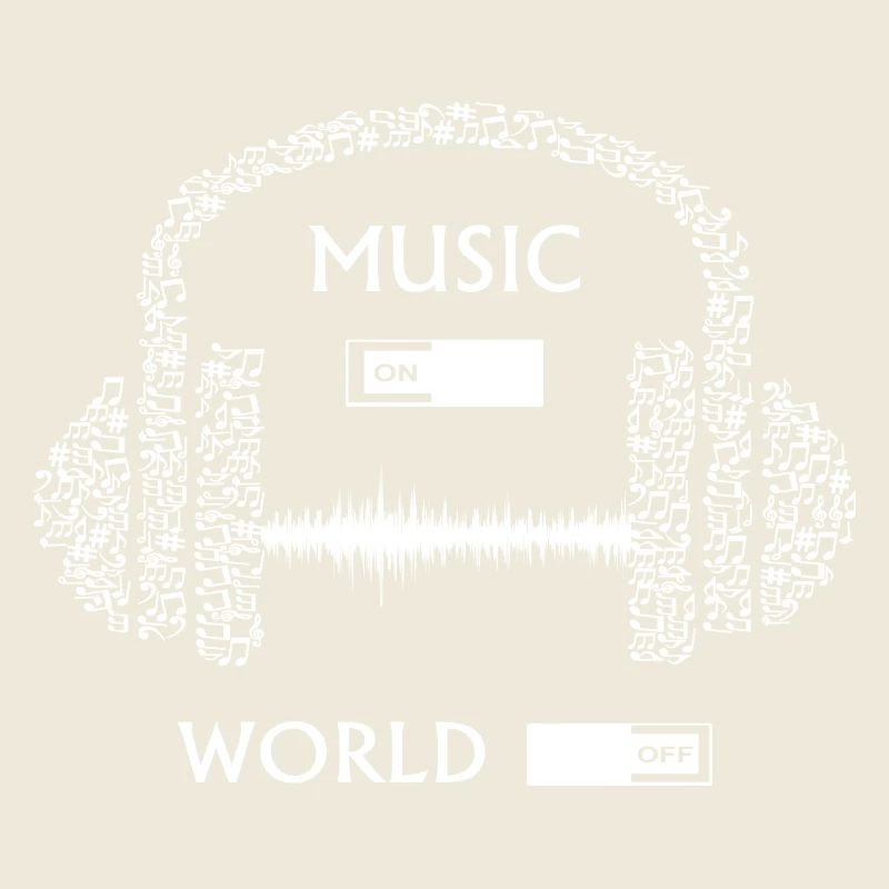 Music to . World from .