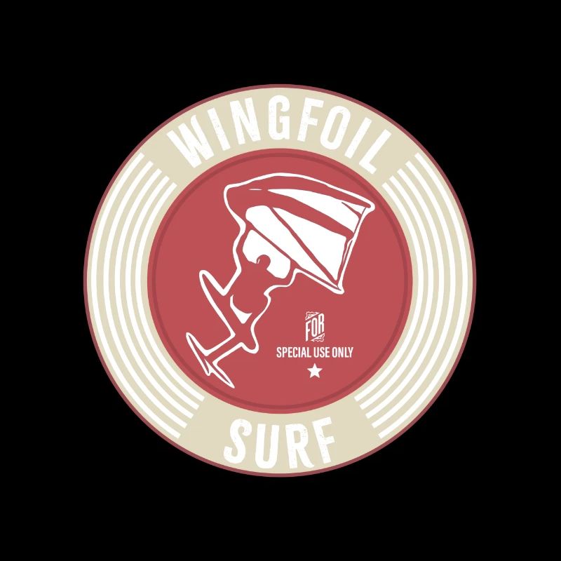 Étiquette Wingfoil Surf-Label