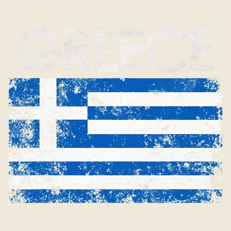 Graphique du drapeau de la Grèce en détresse