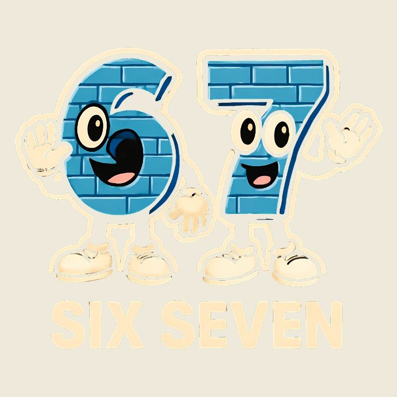 Six Sept Memes Drôle 6 7 Idée Cadeau