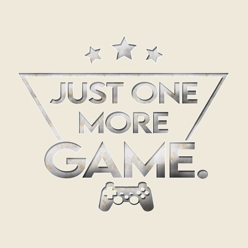 Just_one_more_game_-_silber_muster_