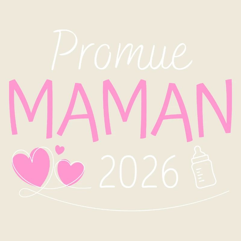 Promue Maman 2026 Cadeau grossesse naissance bébé