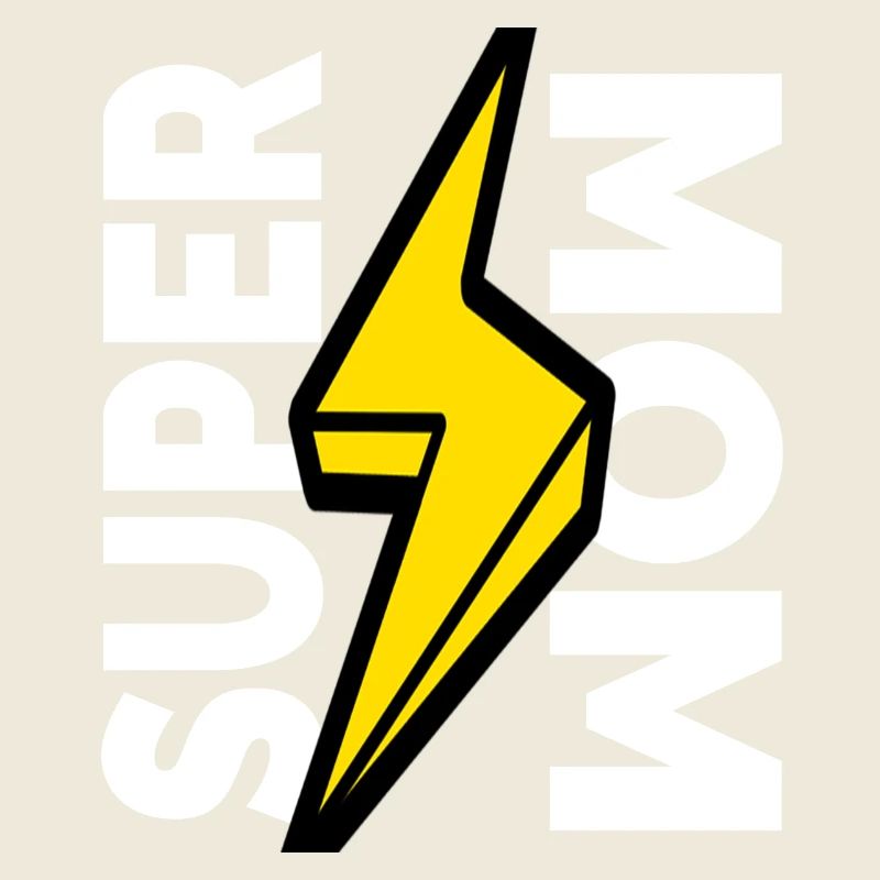 Super Mama glücklicher Muttertag