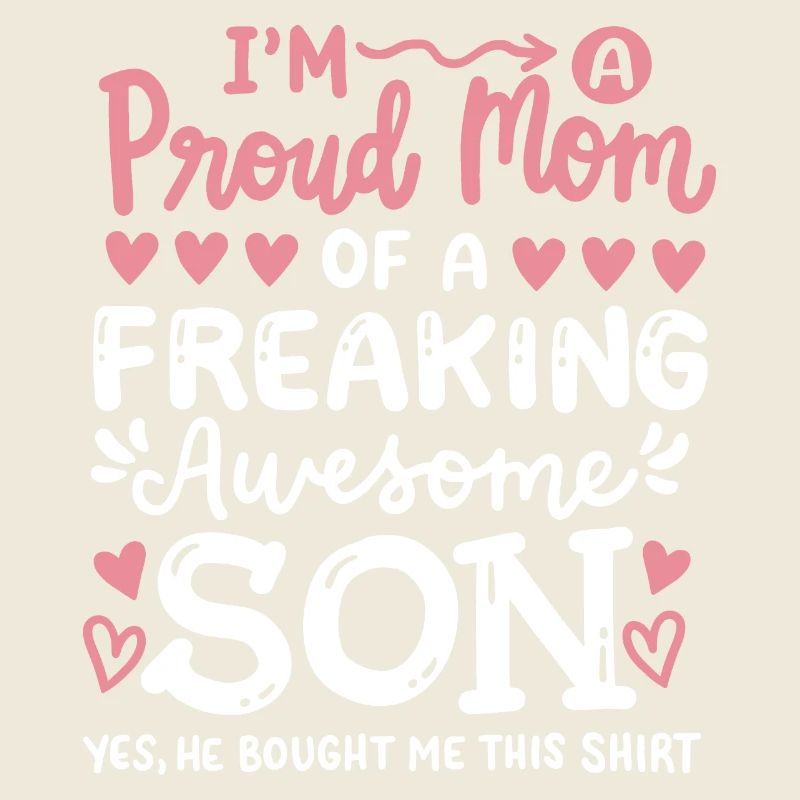 Stolze Mutter Sohn Muttertag