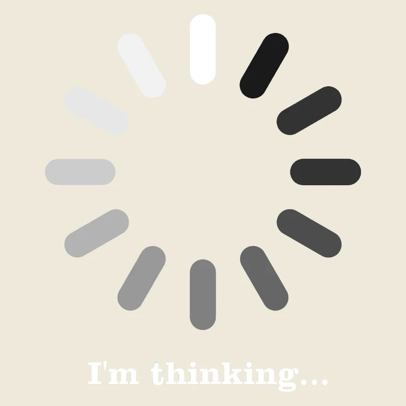 Colorful Loading Thought