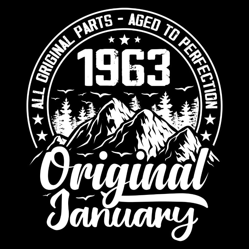 janvier 1963 Original 61 Ans Cadeau Anniversaire
