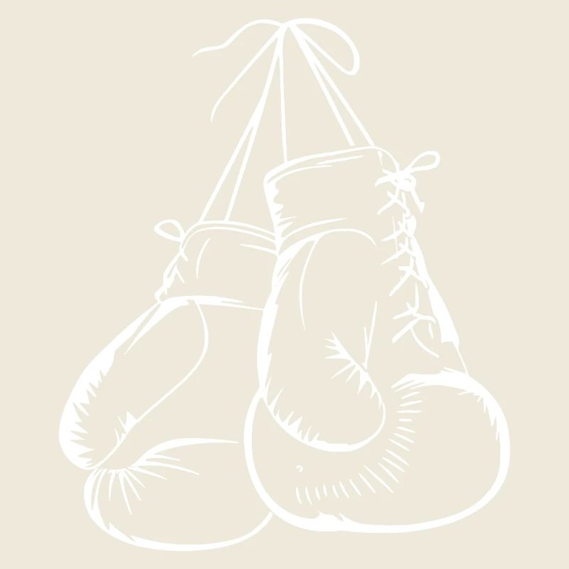 Hängende Boxhandschuhe Kunst