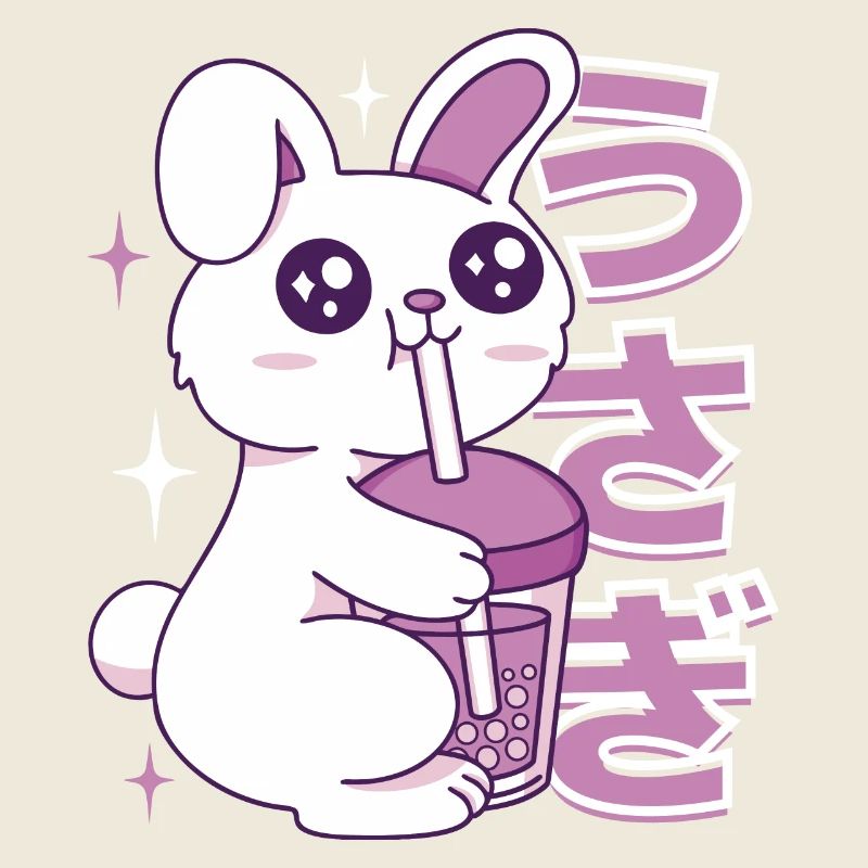 Kawaii Bunny Bubble Tee