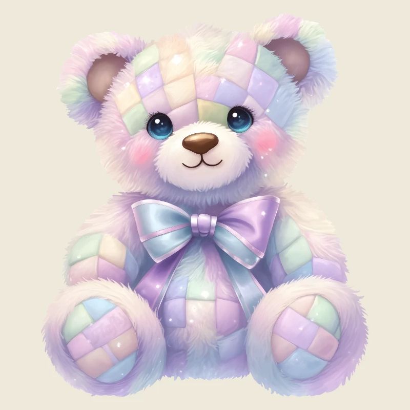 Coquette Glitter Teddy Bear 🧸